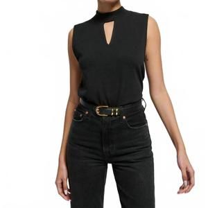 NEW NATION LTD alba top in black
